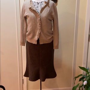 Taupe crew sweater